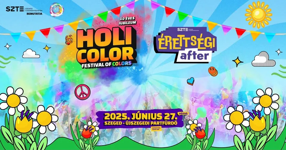 HOLI Color 2025 Szeged x Szeged After 10 YEARS JUBILEUM